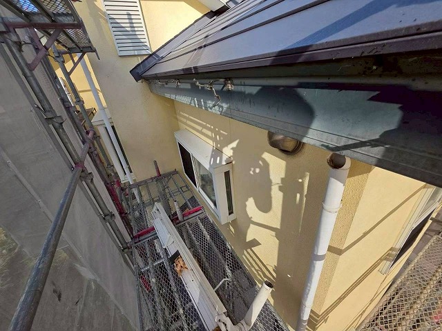 高砂市　劣化した状態の雨樋